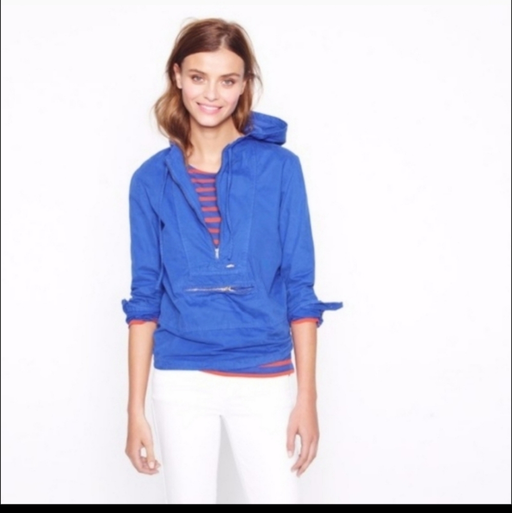 J Crew Shrunken Anorak Jacket